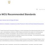Recommended Standards for Newborn ICU Design